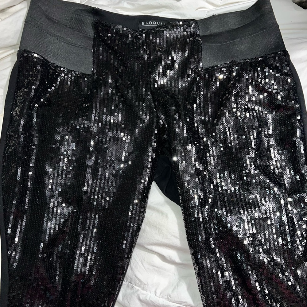 ELOQUII Sequin Leggings